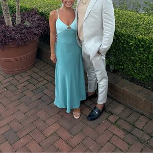 Abercrombie & Fitch Light Blue Maxi Dress